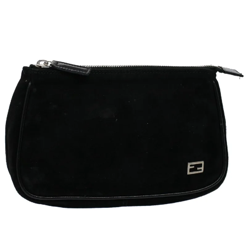 Fendi  Suede Clutch Bag (Pre-Owned)