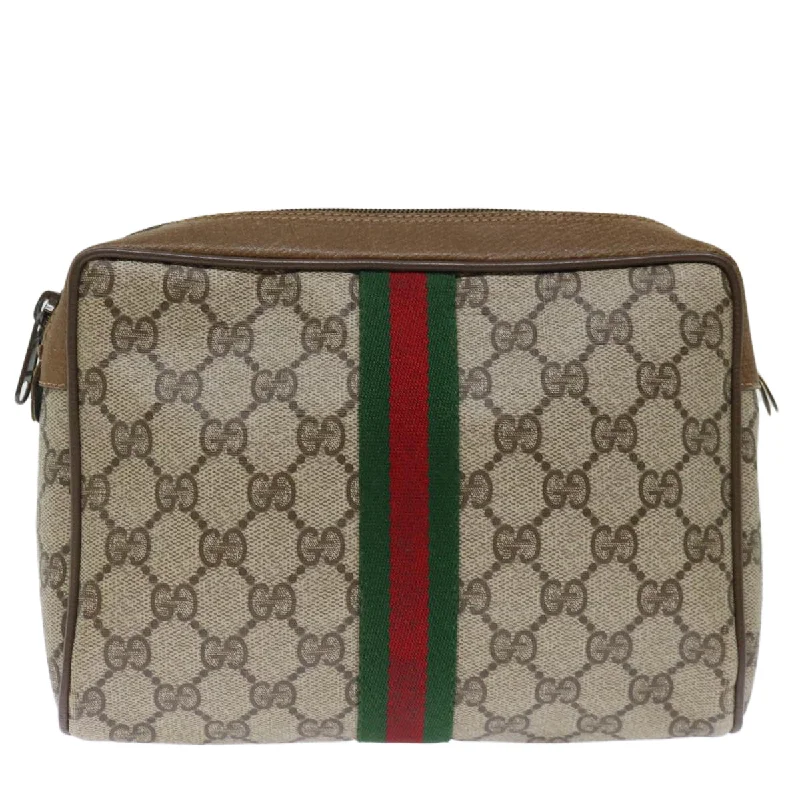 Gucci Gg Canvas  Canvas Clutch Bag (Pre-Owned)