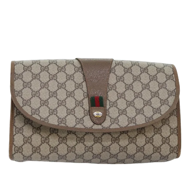 Gucci Ophidia  Canvas Clutch Bag (Pre-Owned)