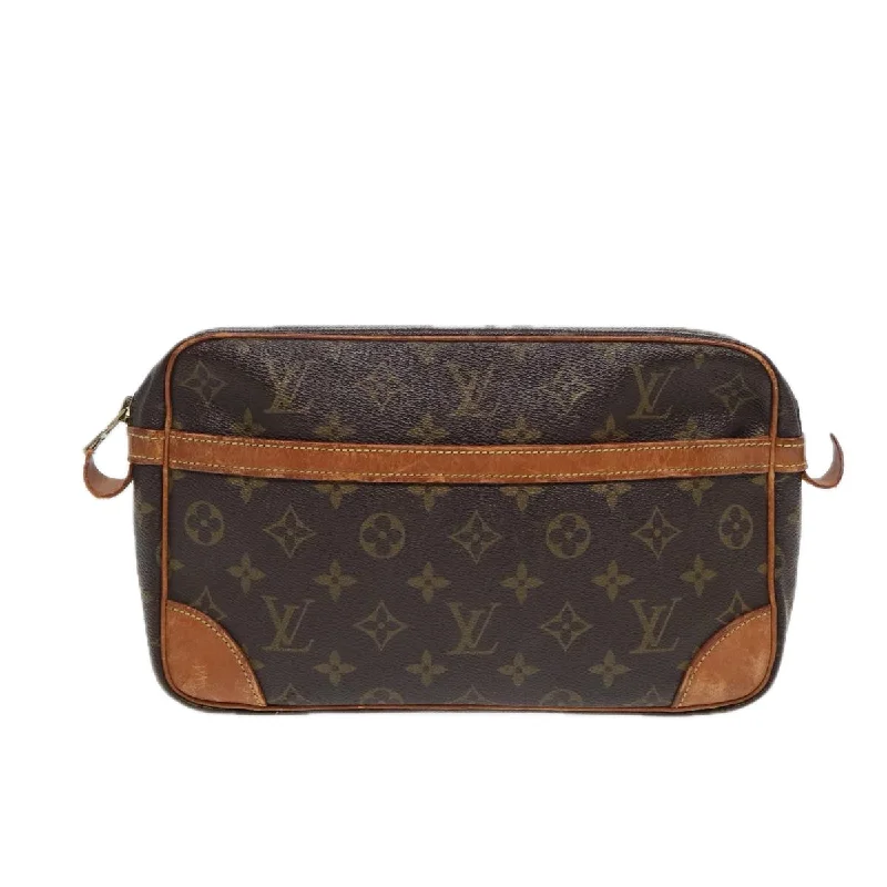 Louis Vuitton Compiegne 28  Canvas Clutch Bag (Pre-Owned)