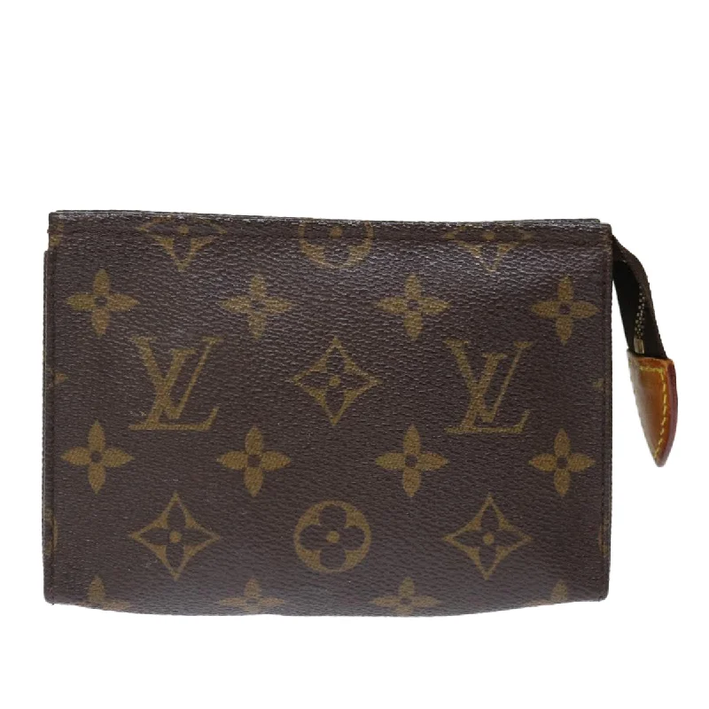 Louis Vuitton Poche Toilette 15  Canvas Clutch Bag (Pre-Owned)