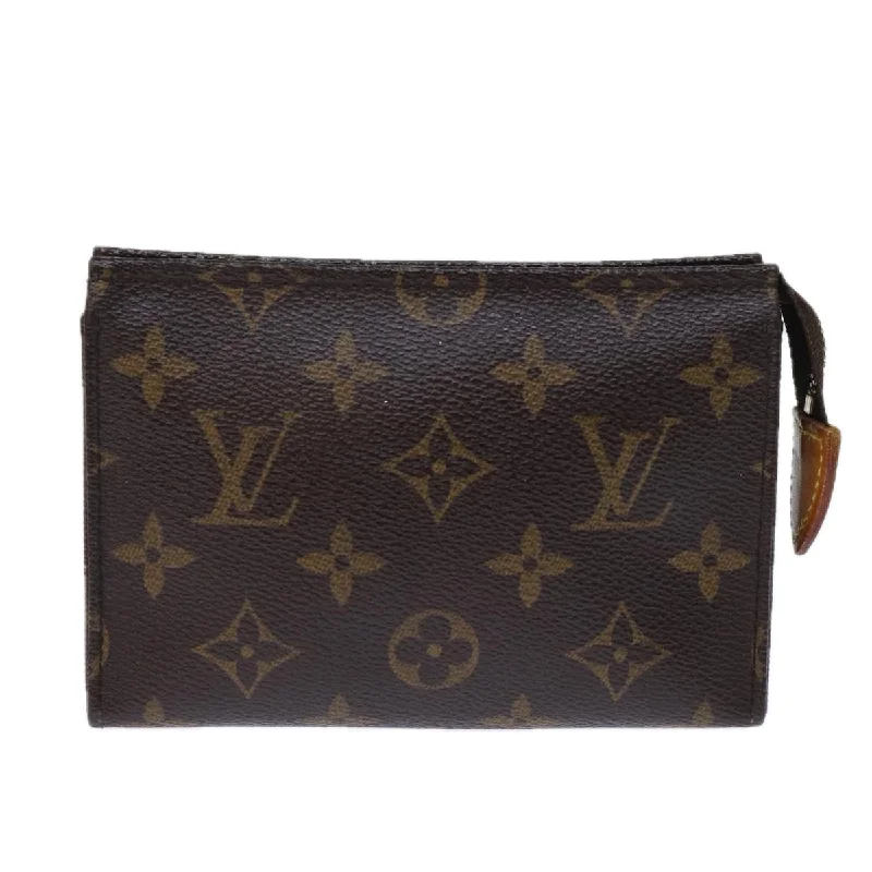 Louis Vuitton Poche Toilette 15  Canvas Clutch Bag (Pre-Owned)