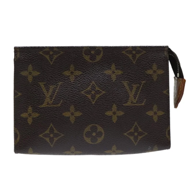 Louis Vuitton Poche Toilette 15  Canvas Clutch Bag (Pre-Owned)