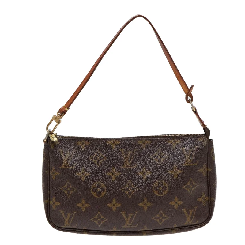 Louis Vuitton Pochette Accessoire  Canvas Clutch Bag (Pre-Owned)