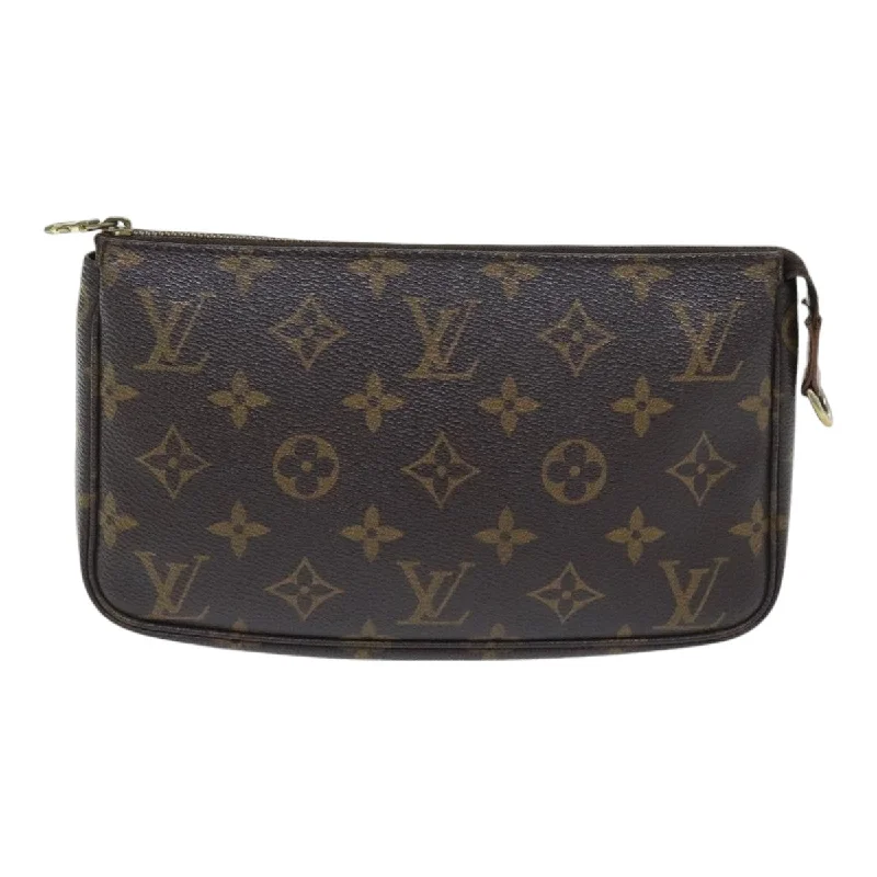 Louis Vuitton Pochette Accessoire  Canvas Clutch Bag (Pre-Owned)