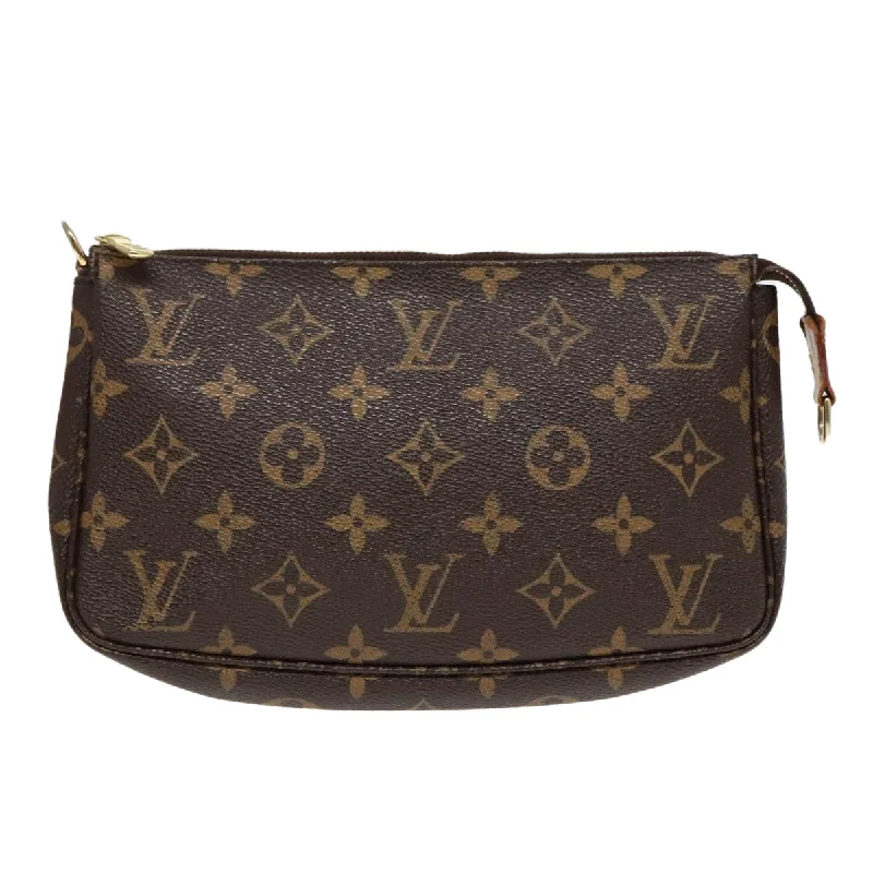 Louis Vuitton Pochette Accessoire  Canvas Clutch Bag (Pre-Owned)