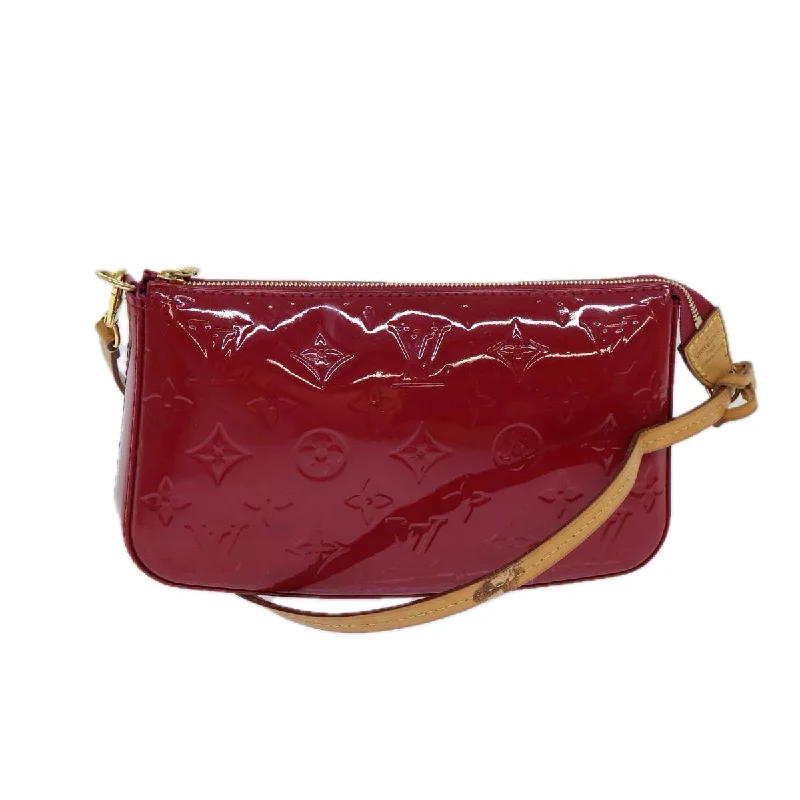 Louis Vuitton Pochette Accessoire  Patent Leather Clutch Bag (Pre-Owned)