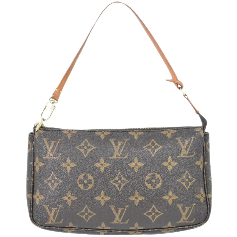 Louis Vuitton Pochette Accessoires  Canvas Clutch Bag (Pre-Owned)