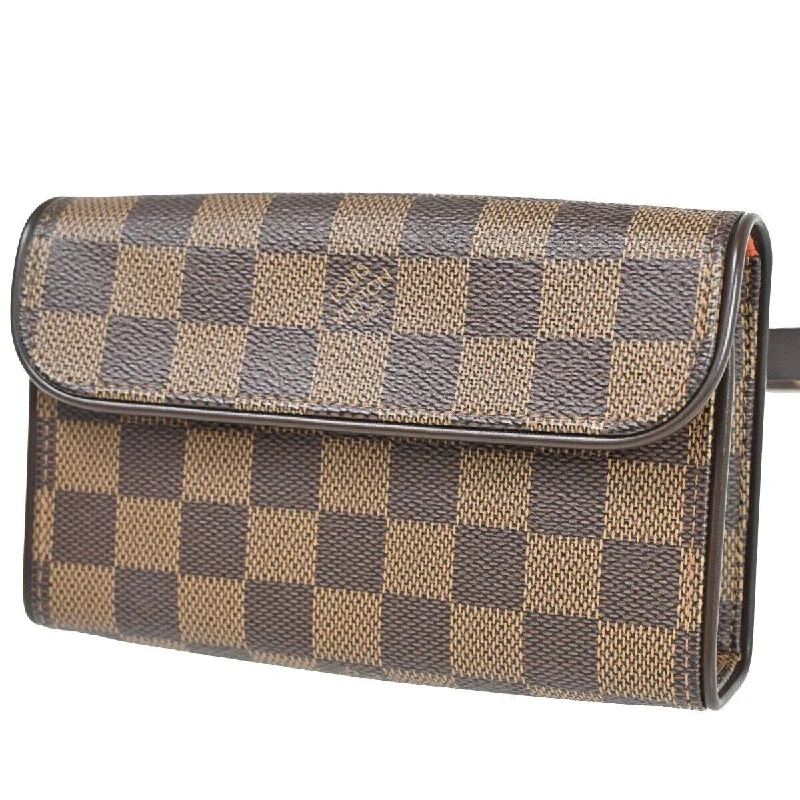 Louis Vuitton Pochette Florentine  Canvas Clutch Bag (Pre-Owned)