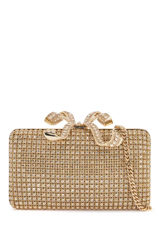 Self Portrait Women's Crystal Box Clutch Pur